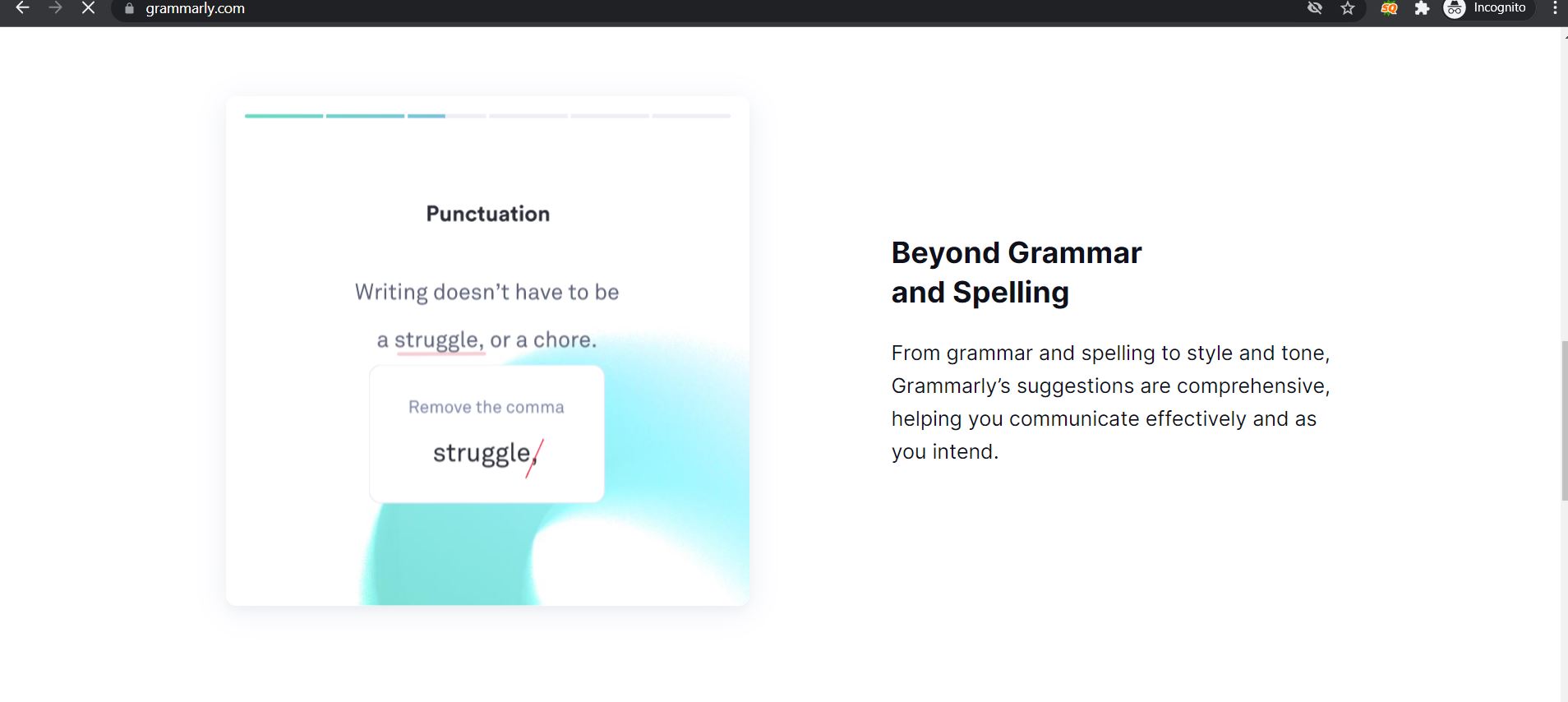 grammarly content editing tool