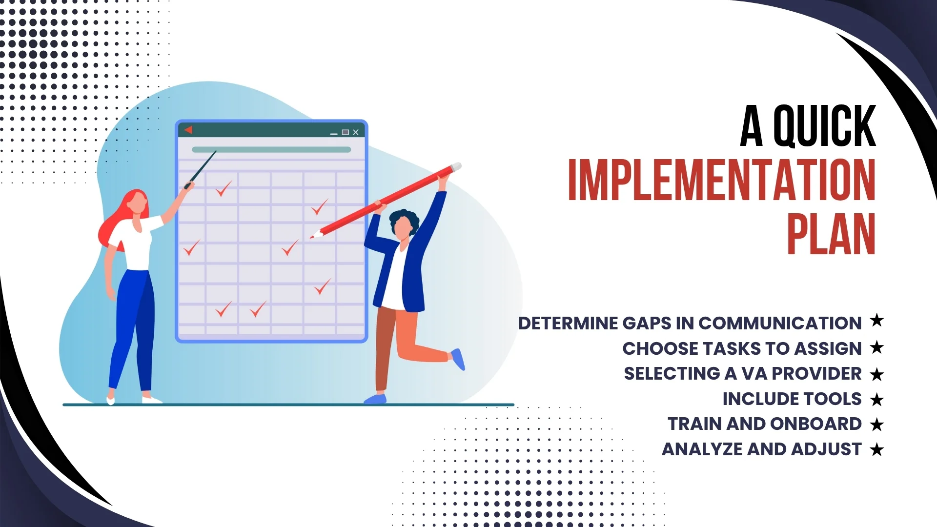 A Quick Implementation Plan