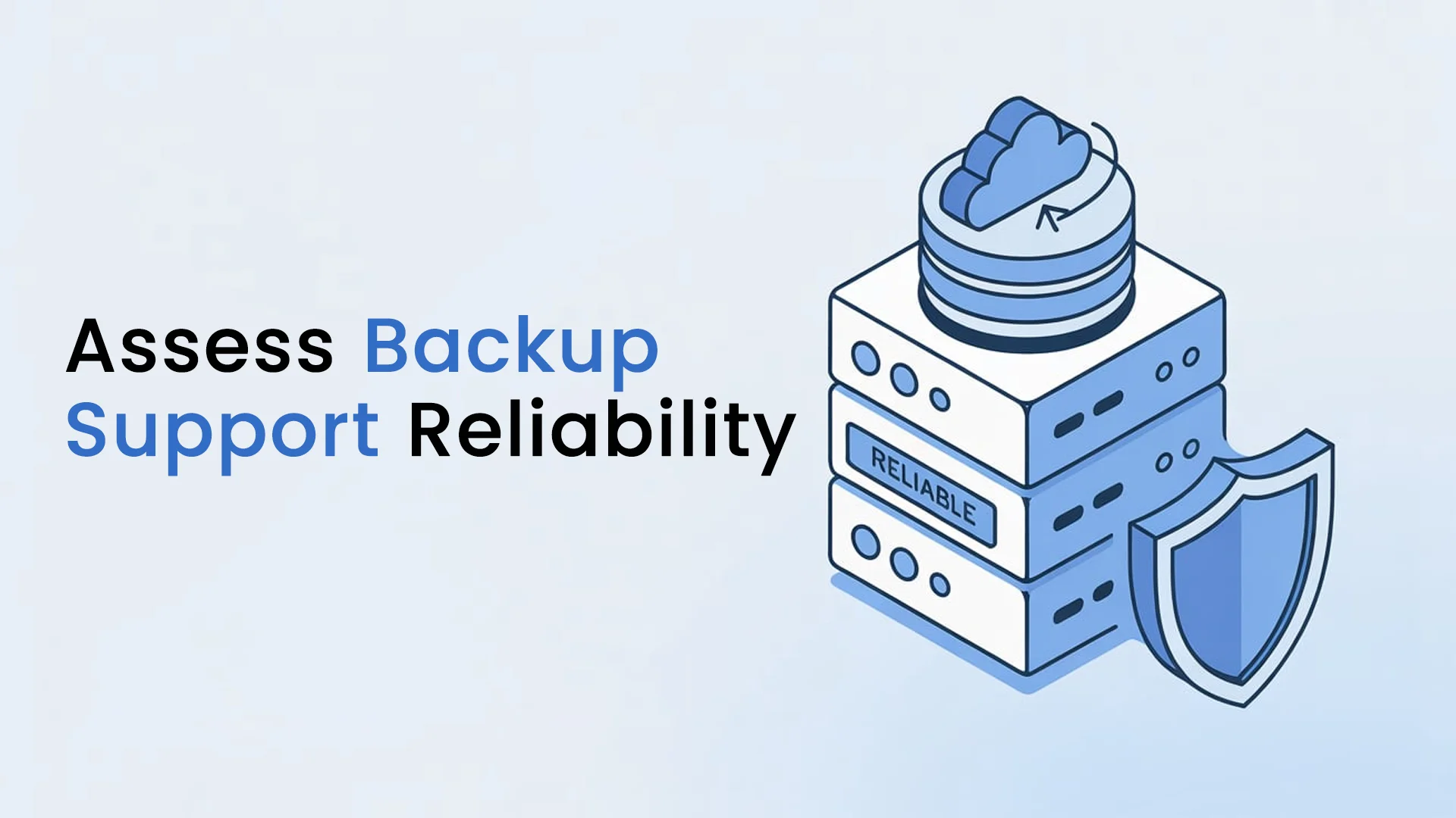 Assess Backup Support Reliability