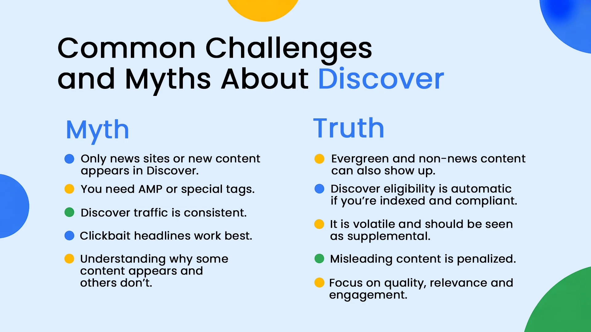 Common Challenges and Myths About Discover