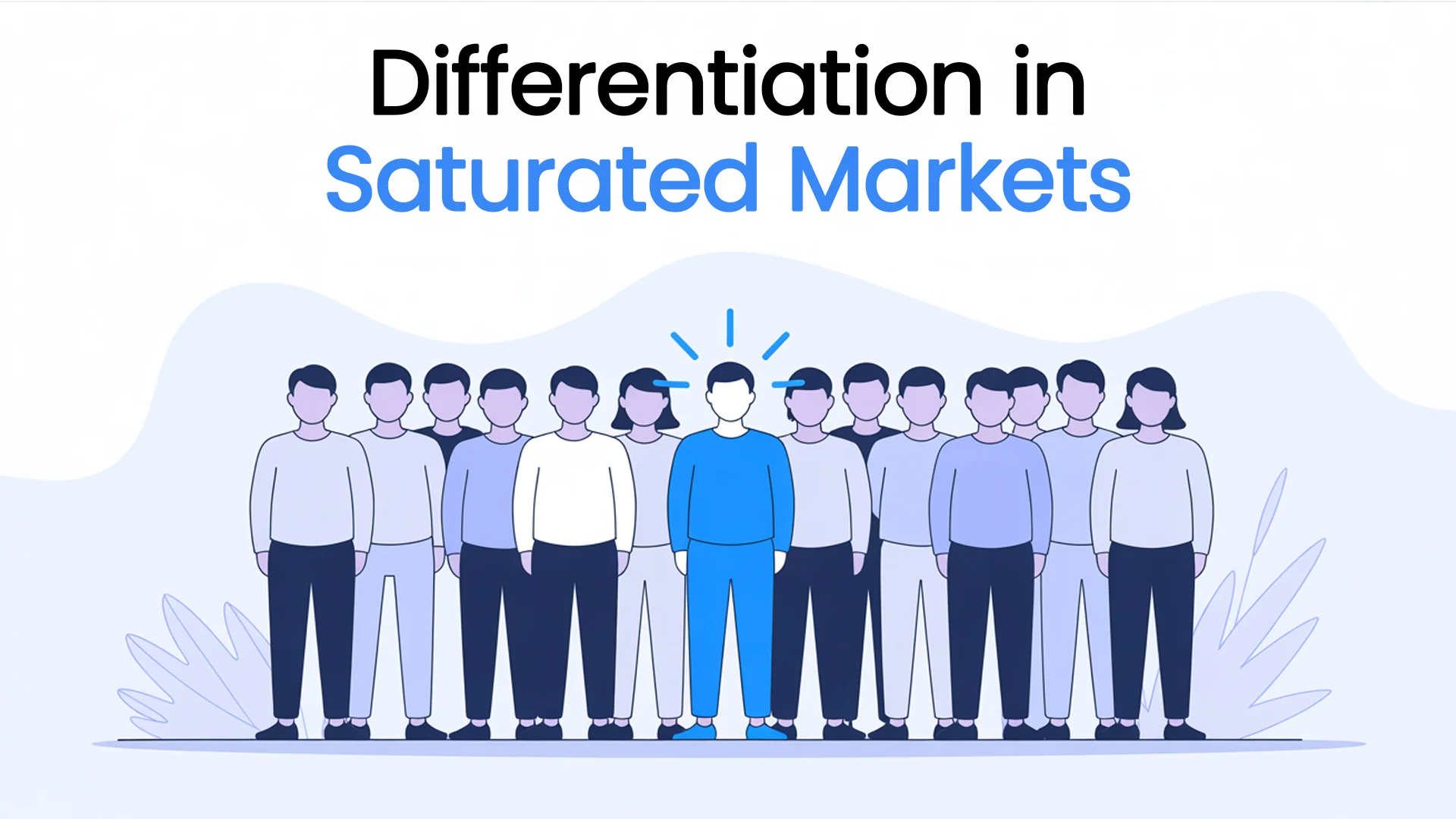 Differentiation in Saturated Markets