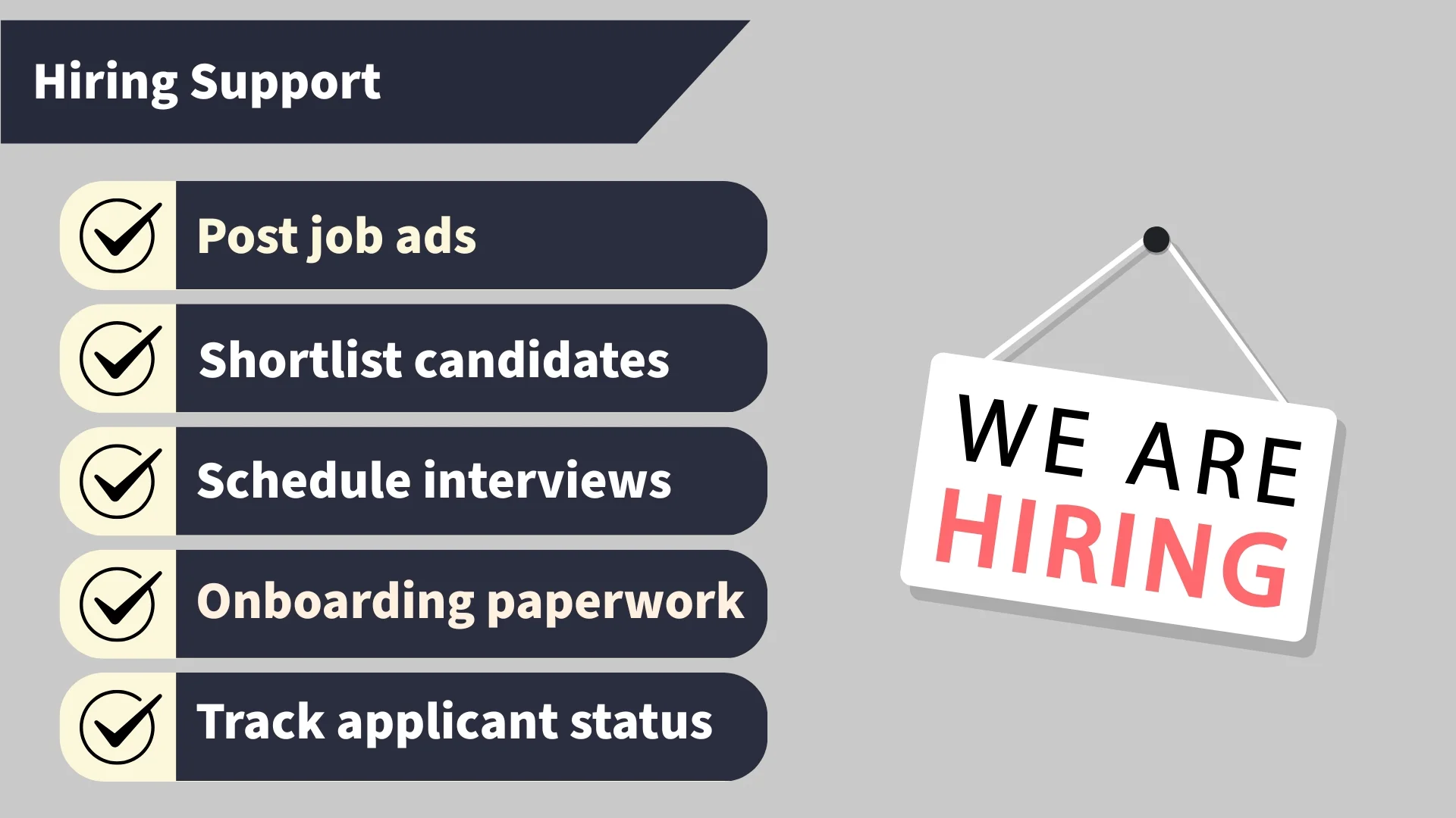Hiring Support