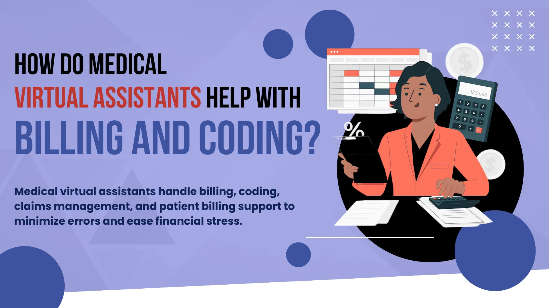 How do medical virtual assistants help with billing and coding?