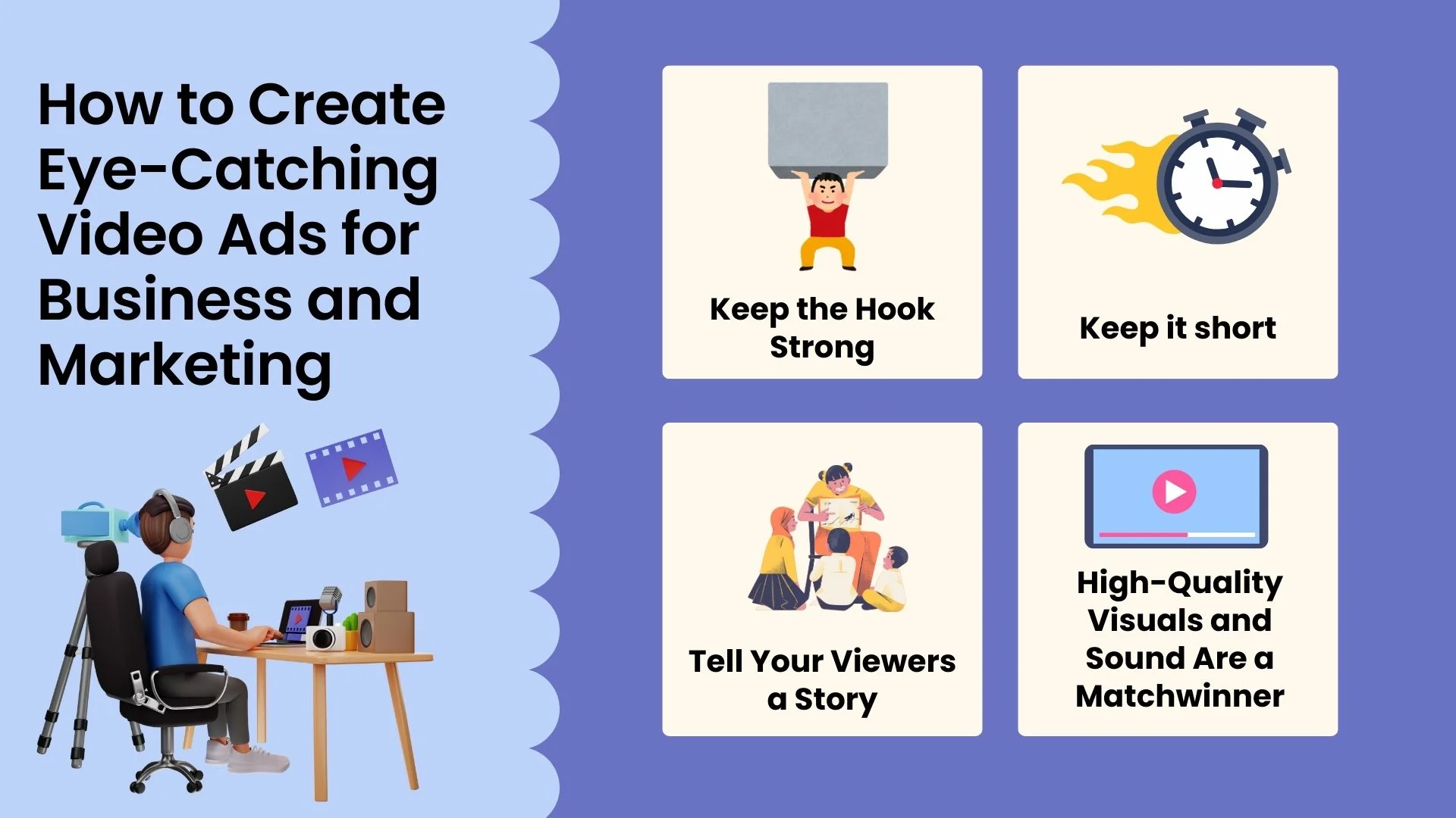 How to Create Eye-Catching Video Ads for Business and Marketing