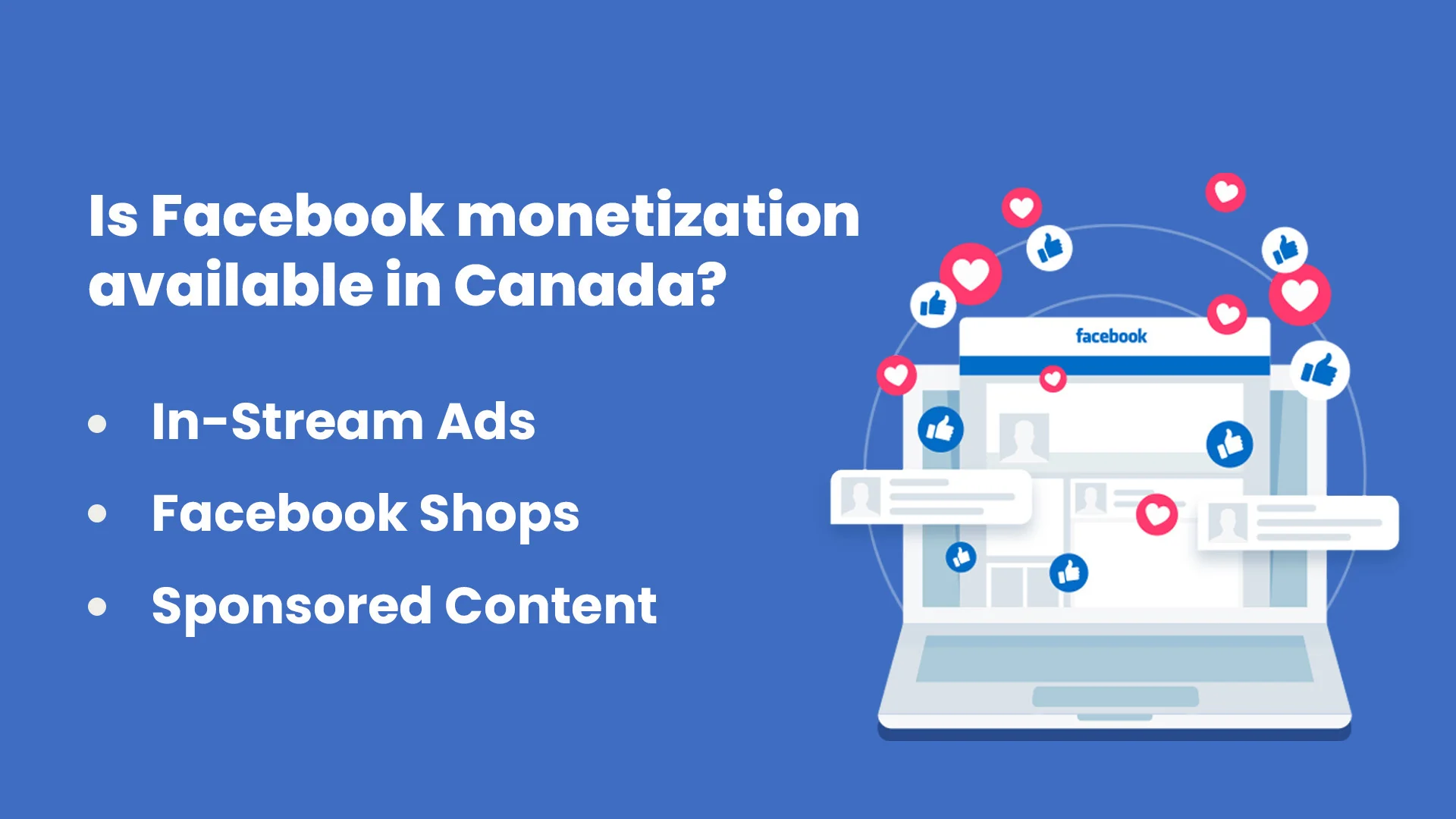 Is Facebook monetization available in Canada?