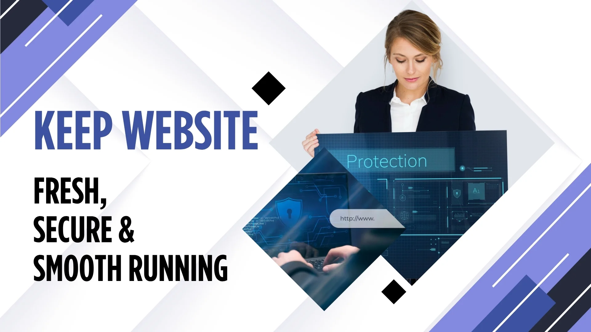 Keep website fresh, secure & smooth running