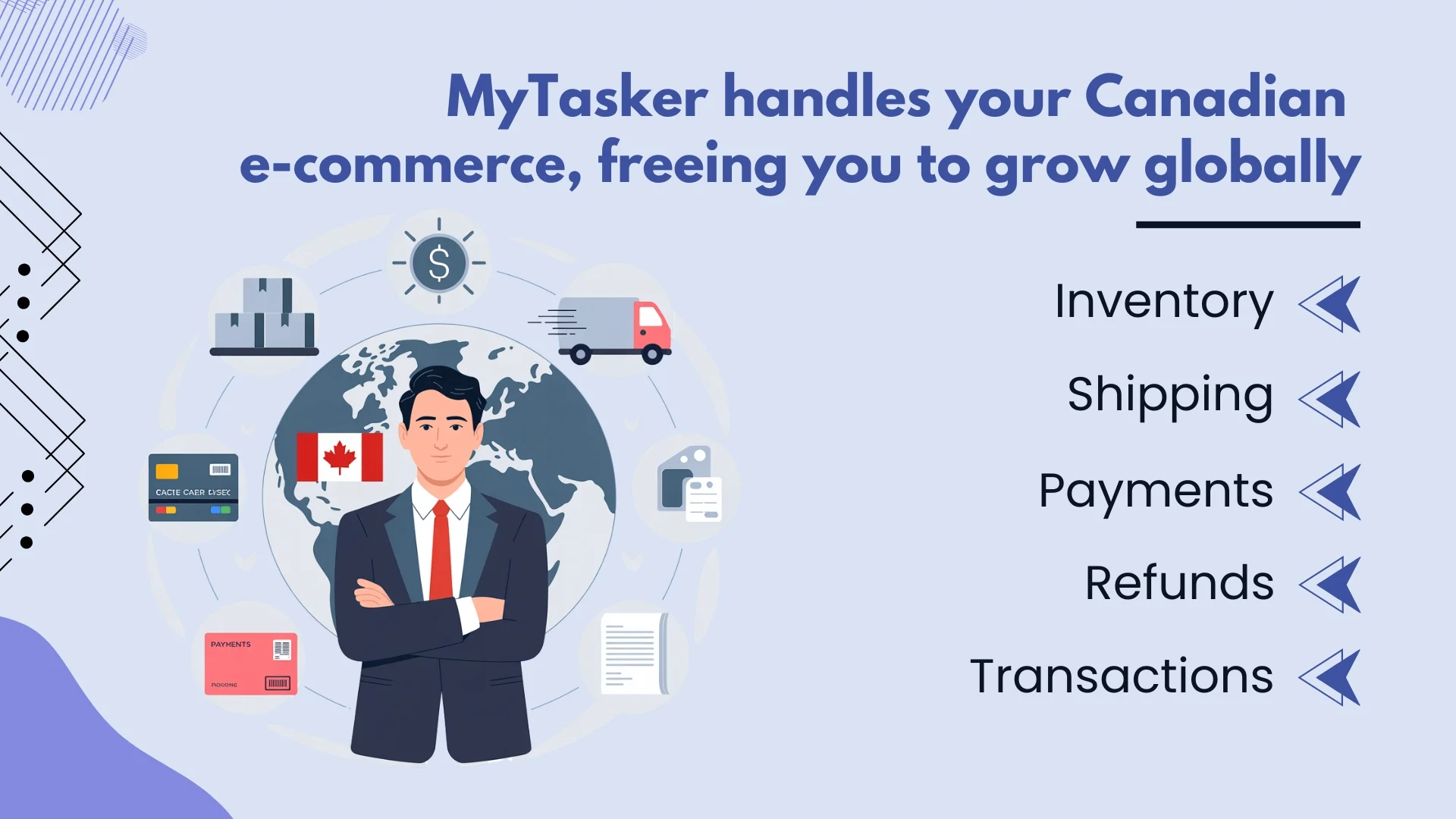 MyTasker handles your Canadian e-commerce, freeing you to grow globally