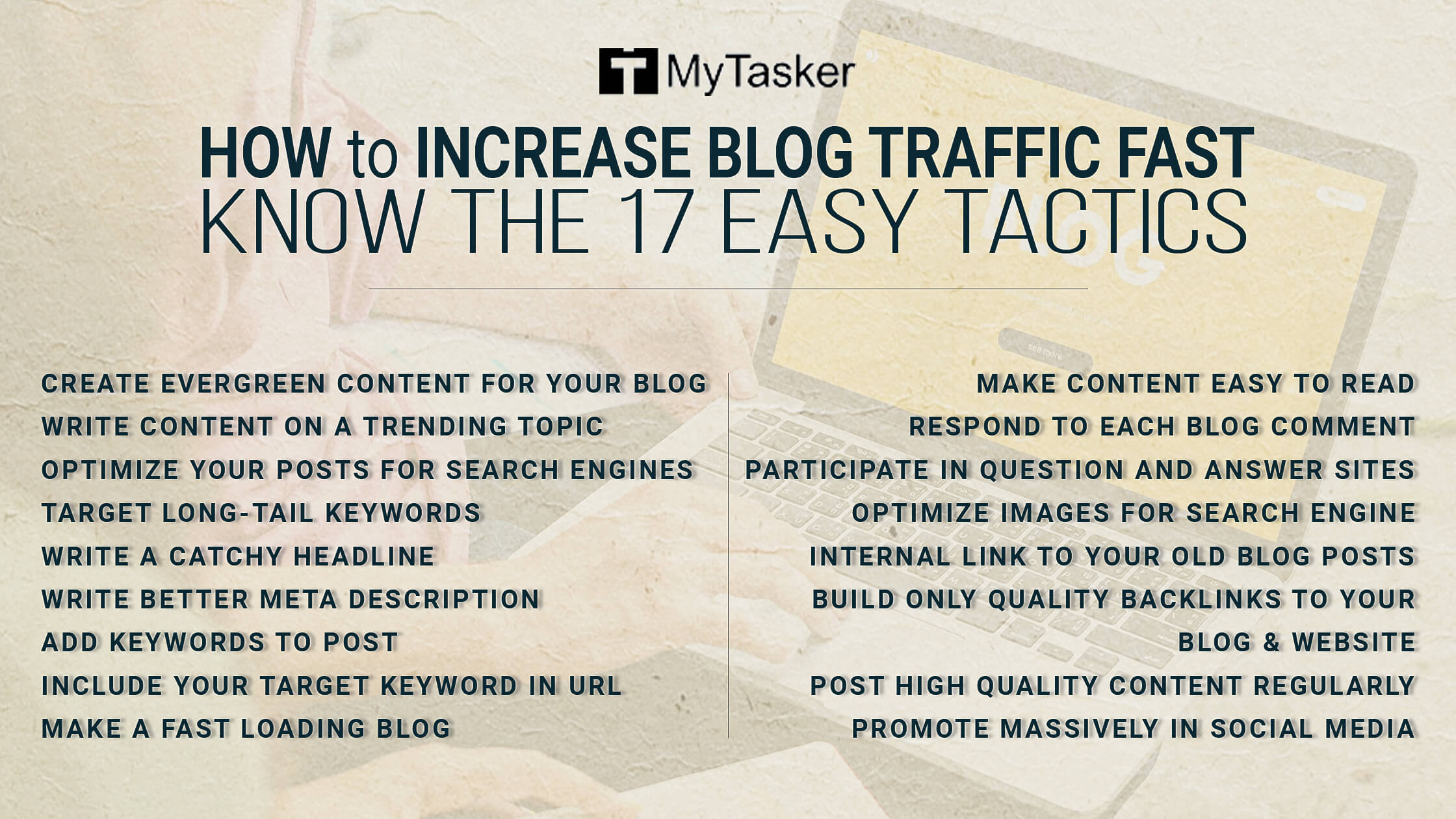 How to Increase Blog Traffic Fast: Know the 17 Easy Tactics