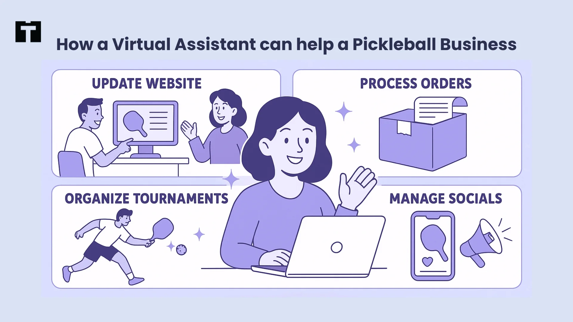How a Virtual Assistant can help a Pickleball Business