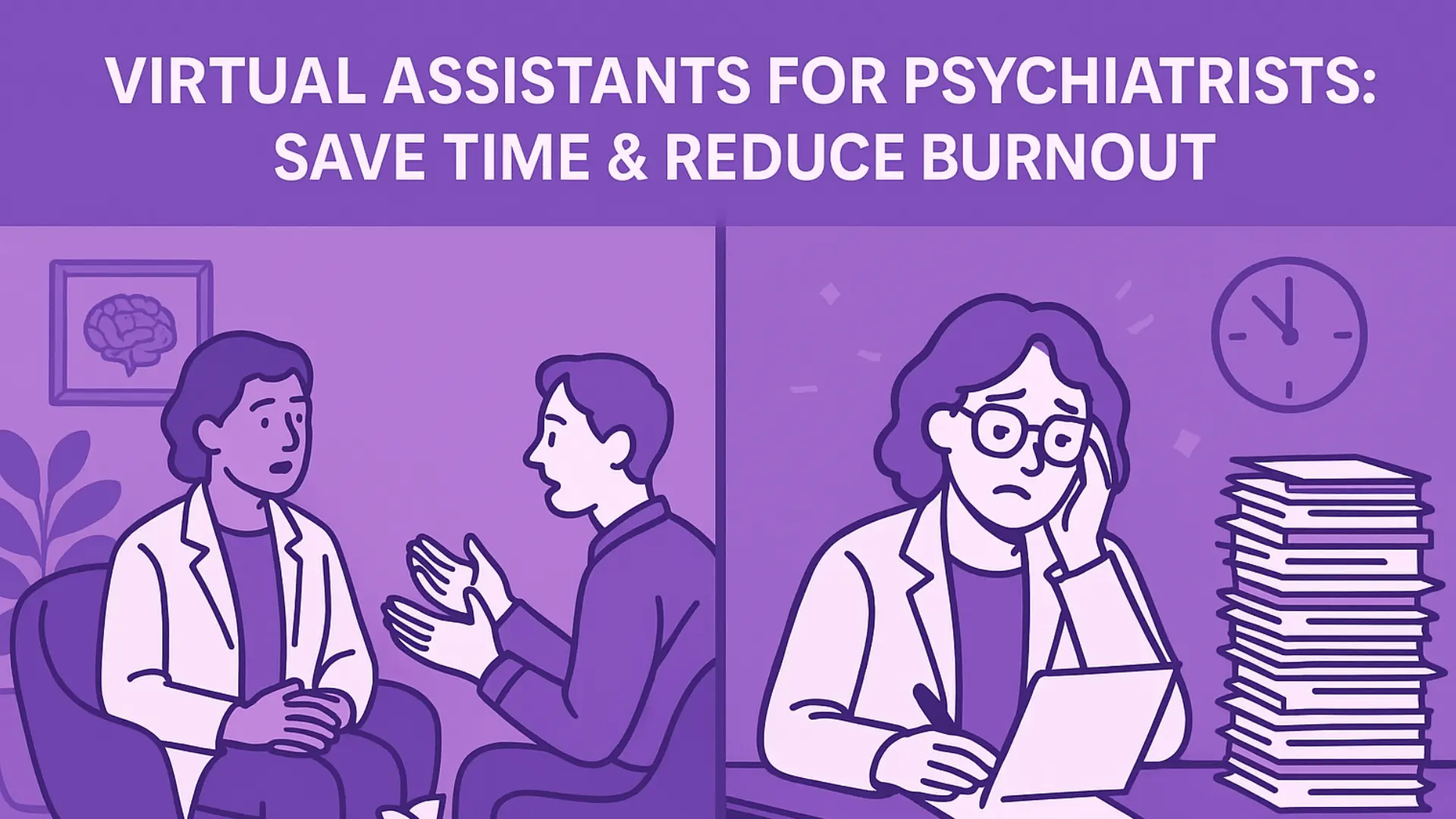 how can a virtual assistant help psychiatrists  