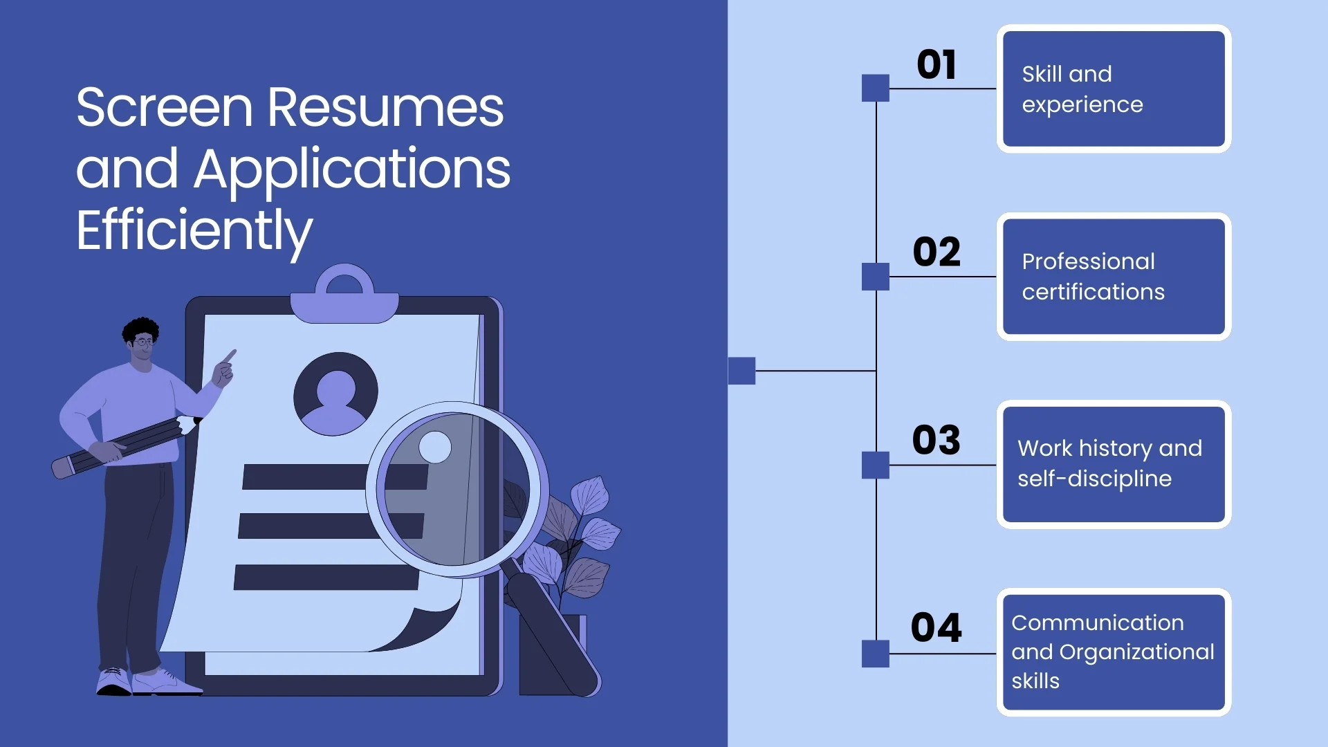 Screen Resumes and Applications Efficiently