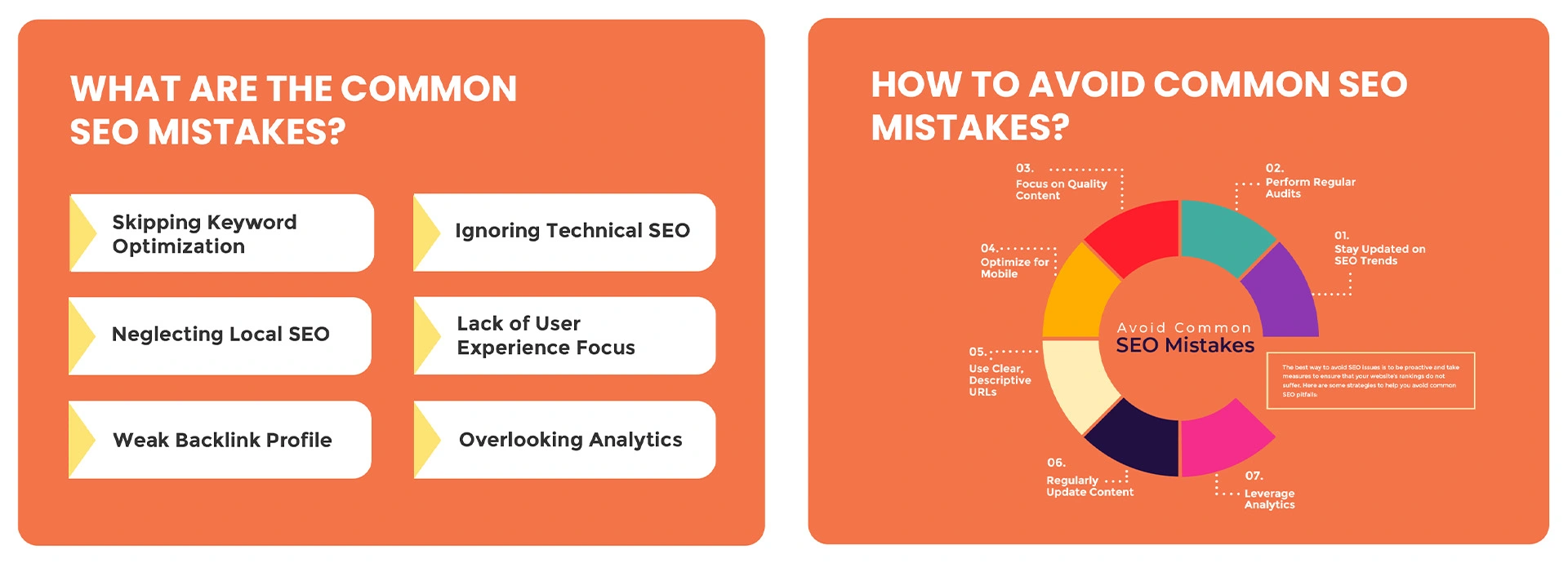 What are the common SEO mistakes and how to avoid them