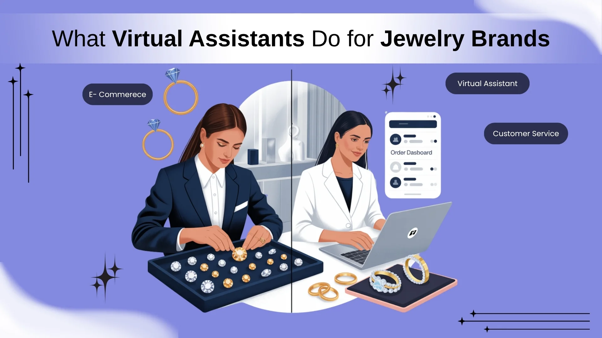 What Virtual Assistants Do for Jewelry Brands