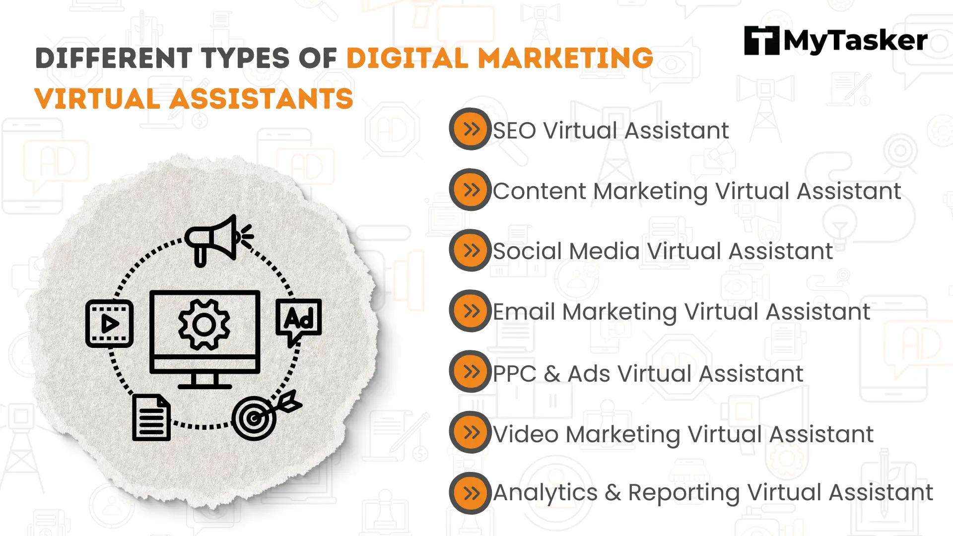 different types of digital marketing virtual assistants