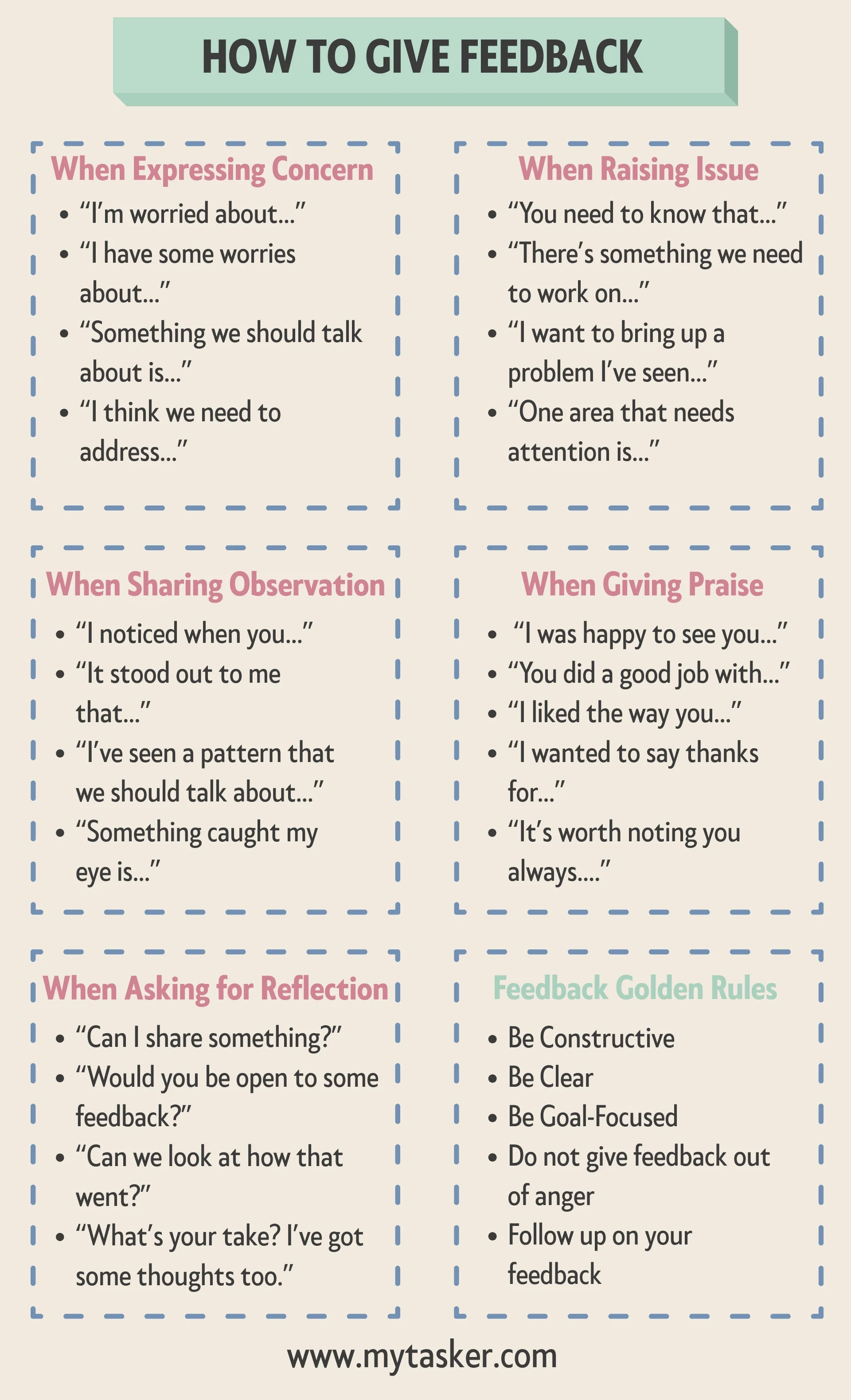 How to Give Feedback