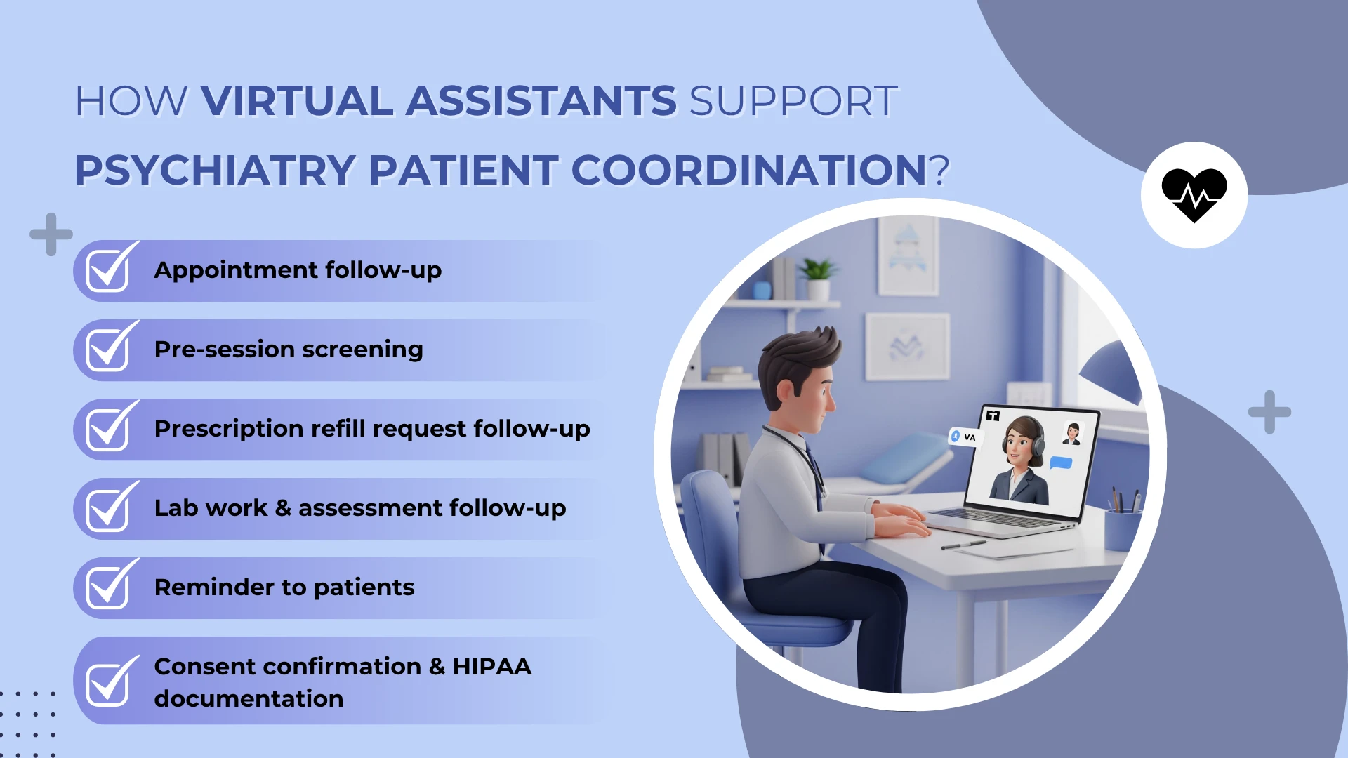 How Virtual Assistants Support Psychiatry Patient Coordination?
