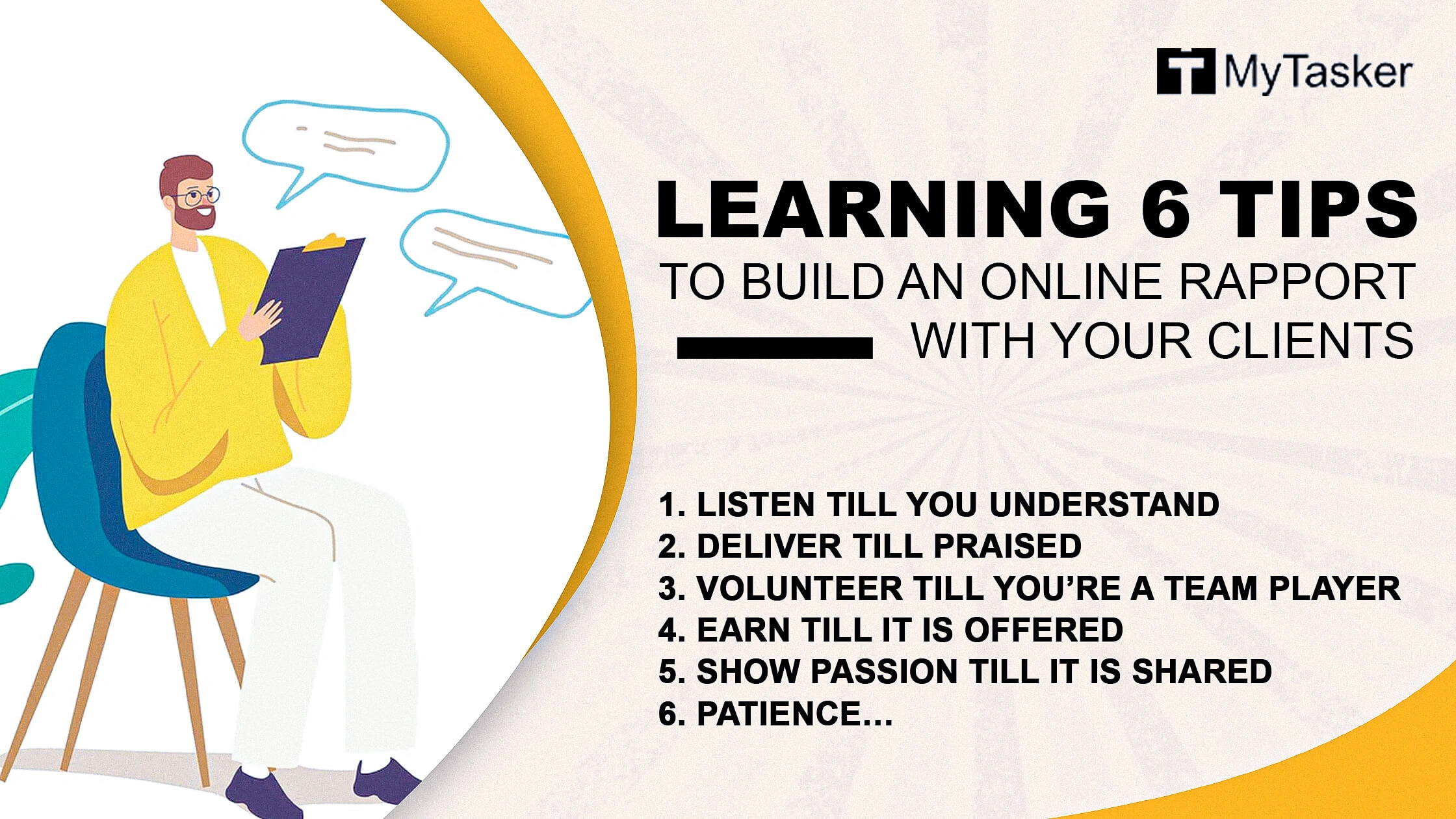 Learning 6 Tips to Build an Online Rapport with Your Clients