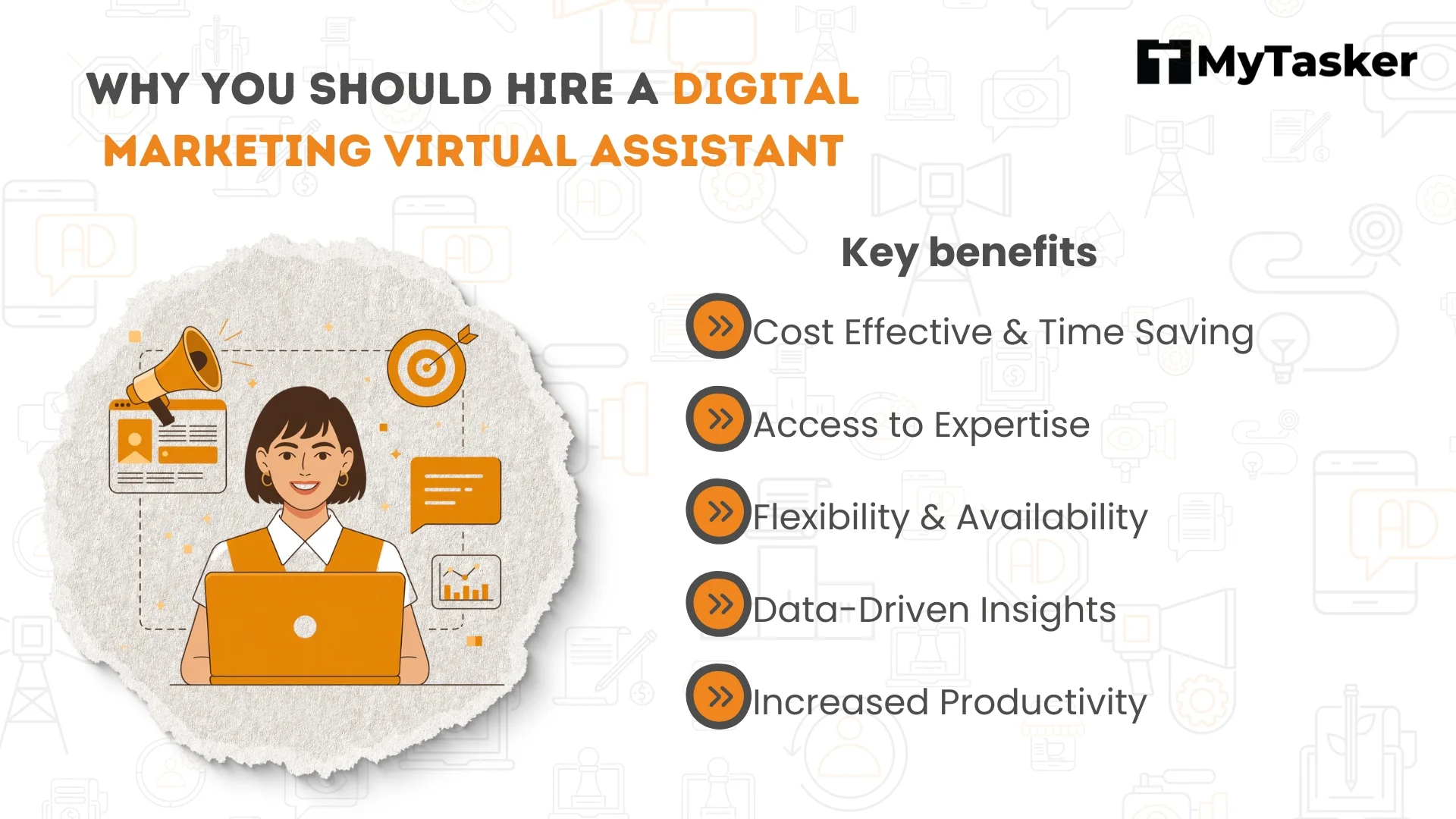 An image explaining why businesses should hire Digital Marketing Virtual Assistant